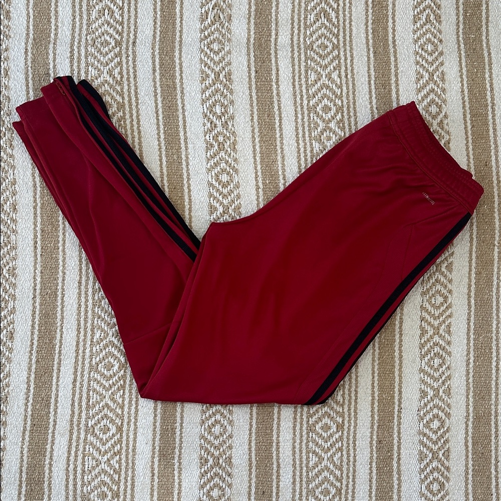 adidas Red and Black Men's Pants - Picture 2 of 5